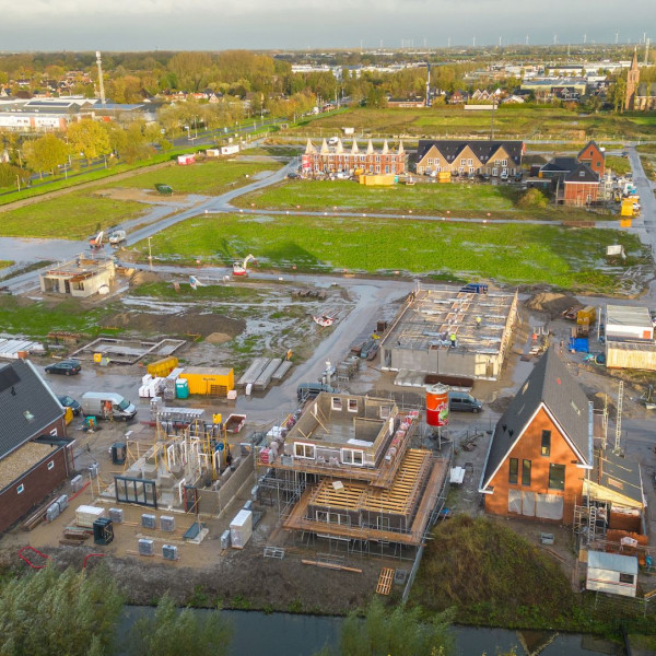Bekijk de voortgang van de bouw